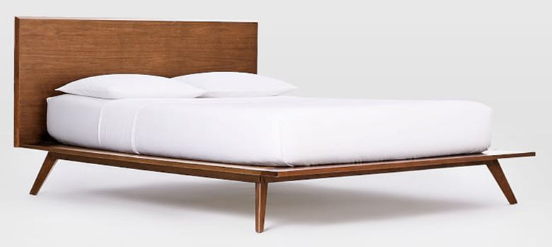 VIG Furniture Modrest Carmen Midcentury Walnut Bed