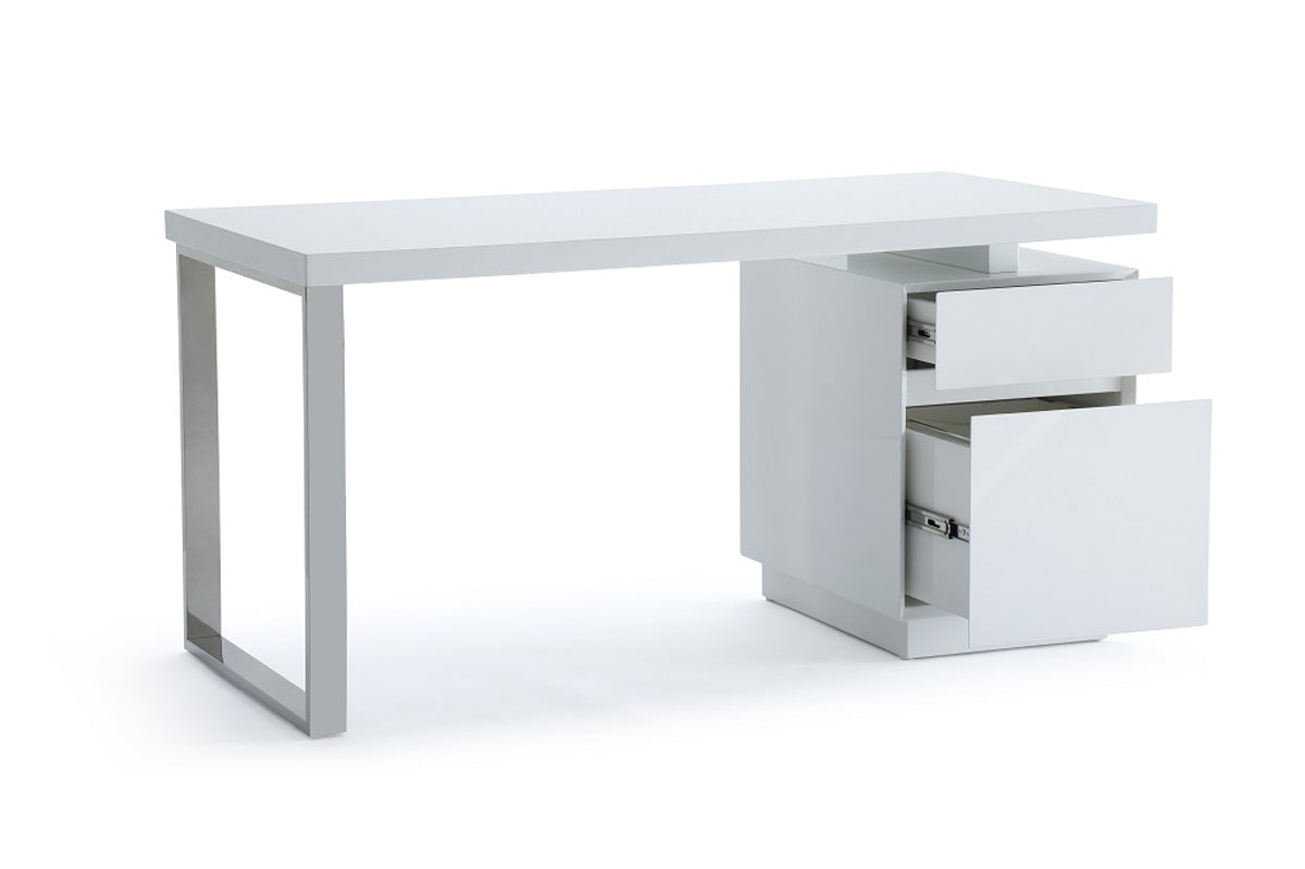 VIG Furniture Modrest Carson White Desk