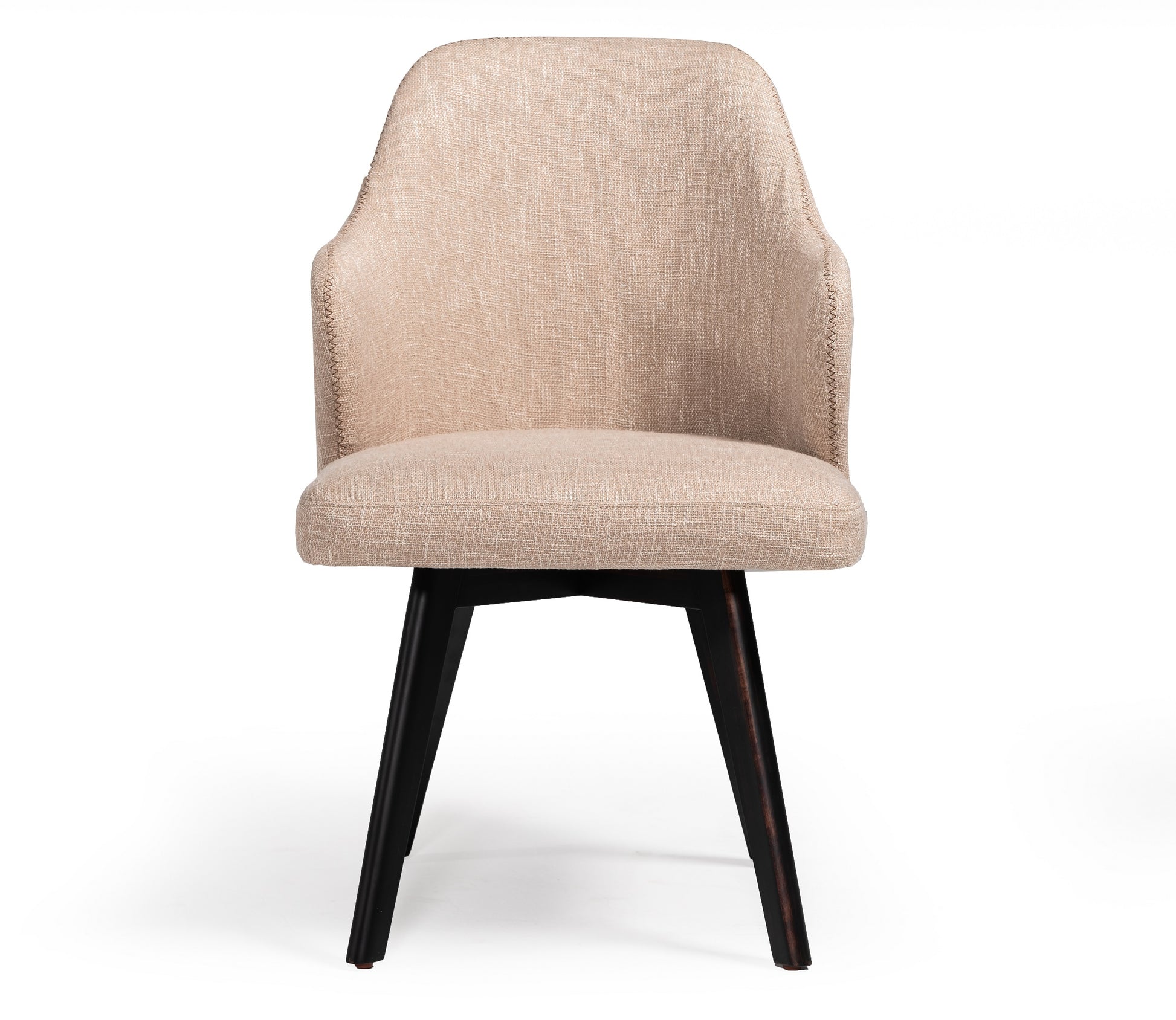 VIG Furniture AX Caligari Beige Fabric Dining Chair Set of 2