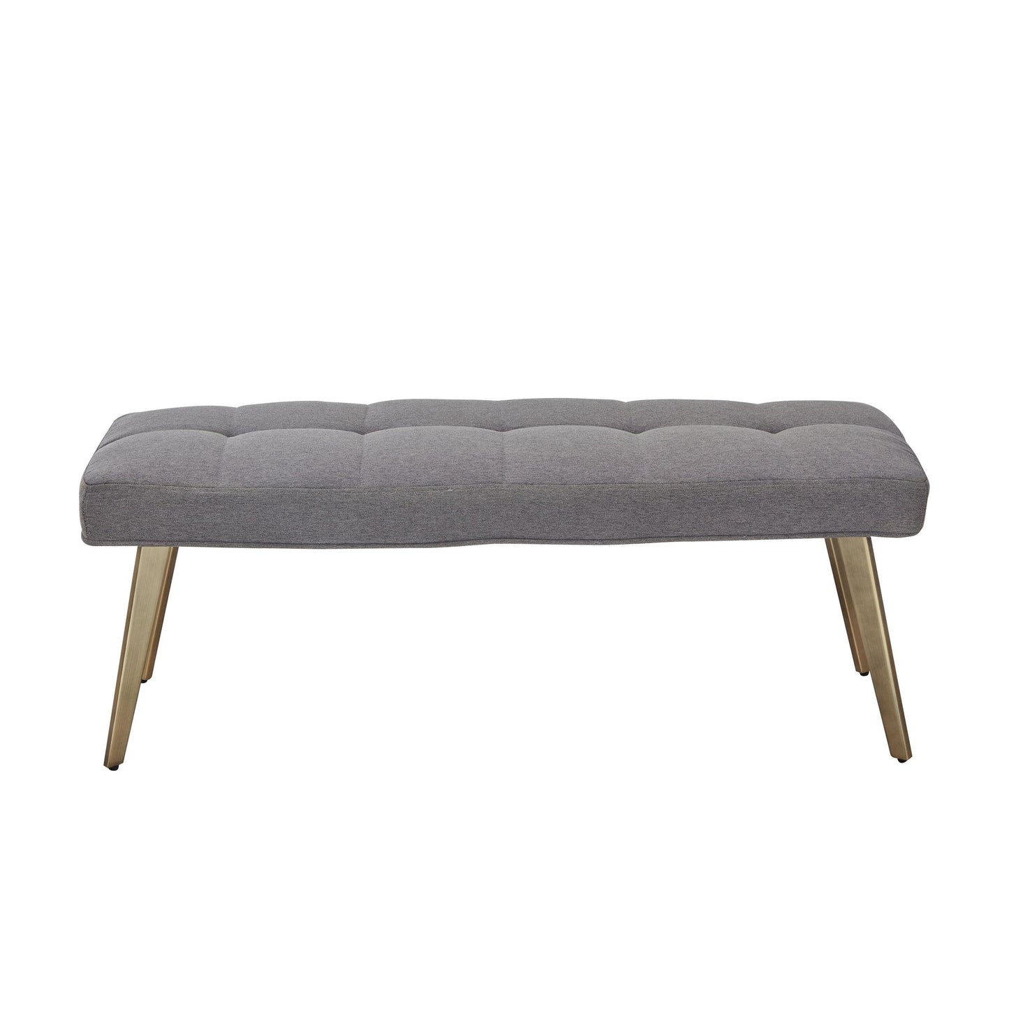 VIG Furniture Modrest Cici Grey Antique Brass Bench