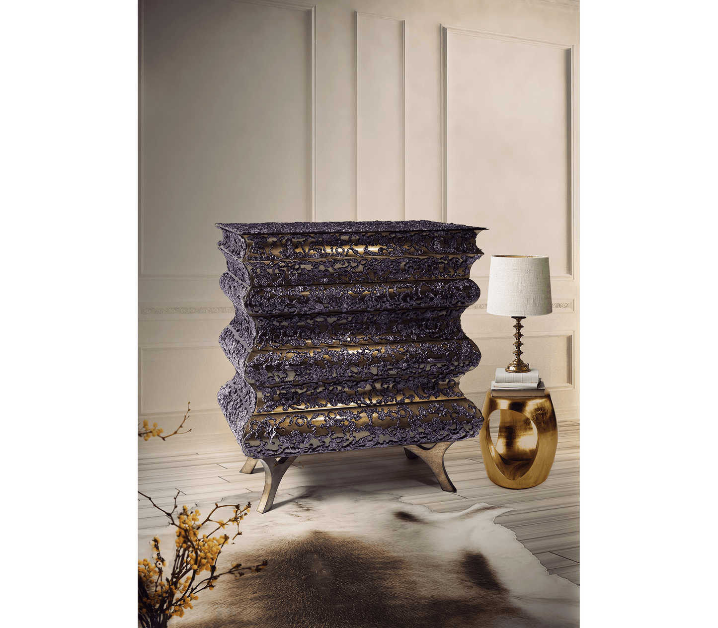 Boca do Lobo Crochet Chest Purple Limited Edition