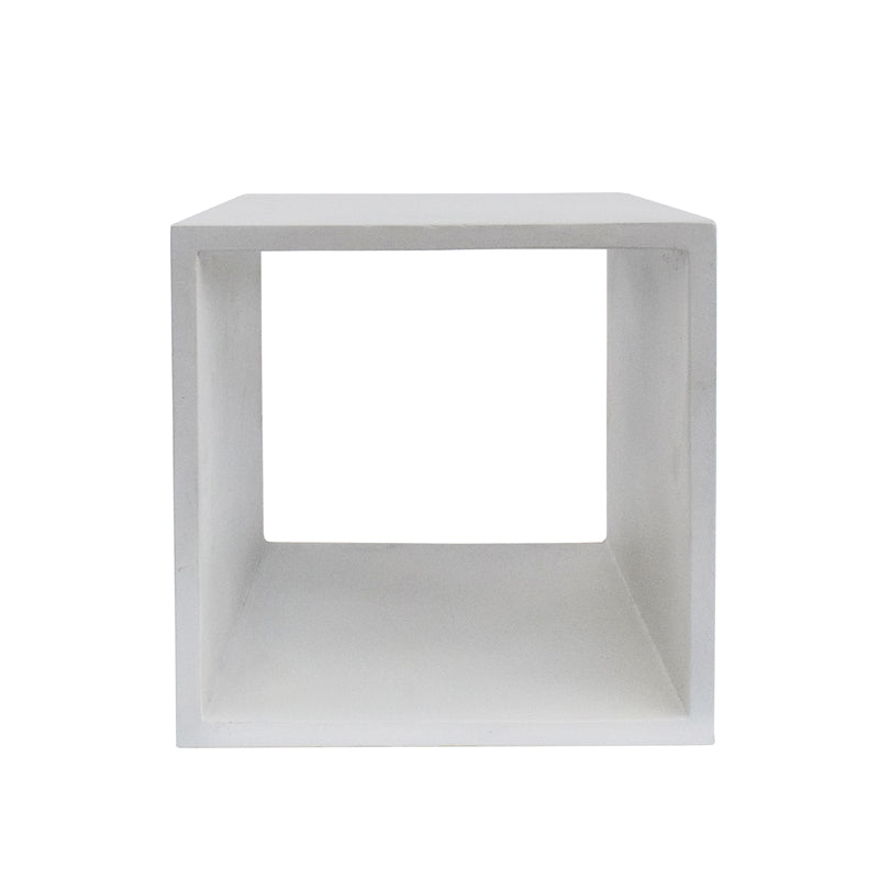 VIG Furniture Modrest Diaz White Concrete End Table