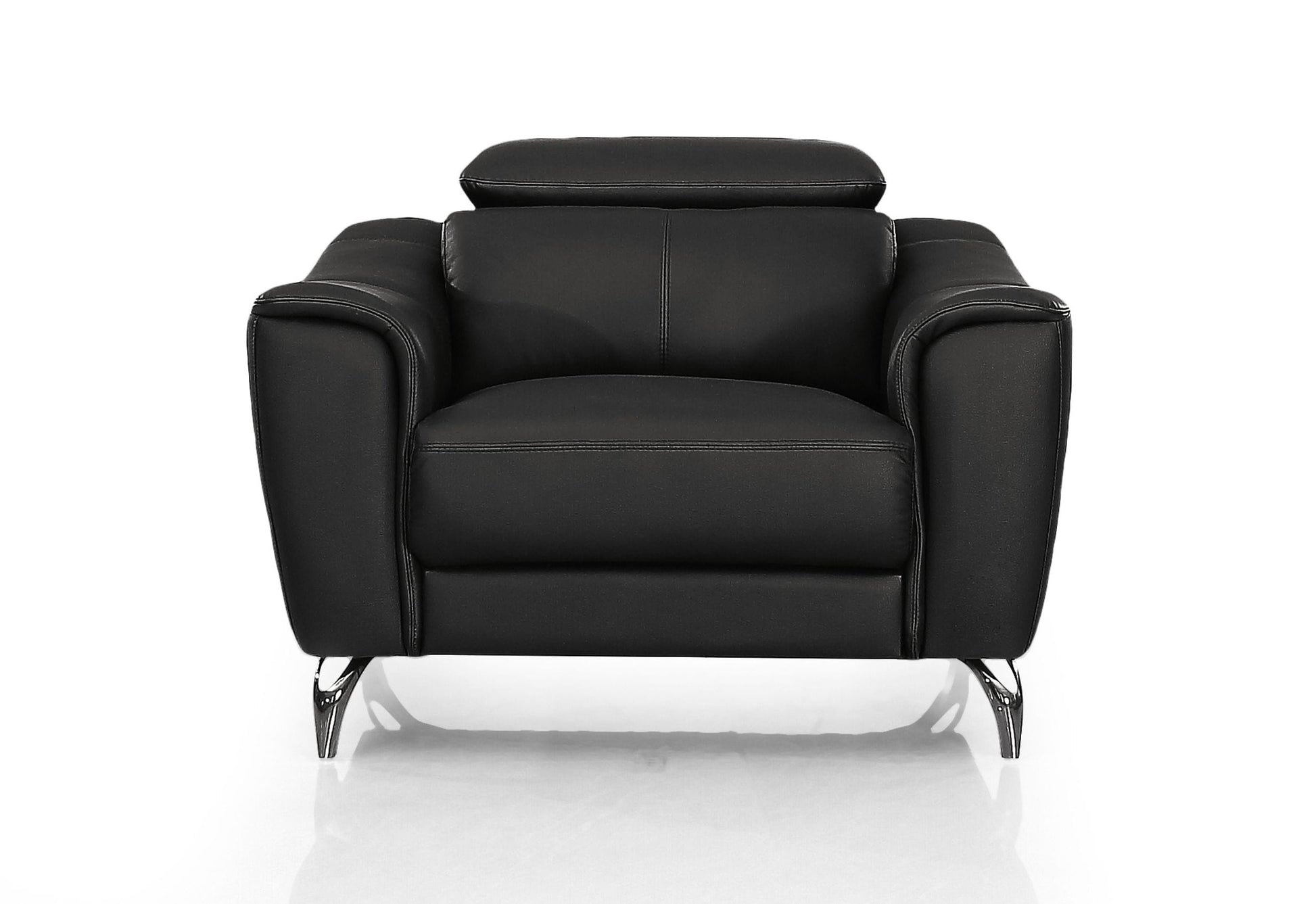 VIG Furniture Divani Casa Danis Black Leather Chair