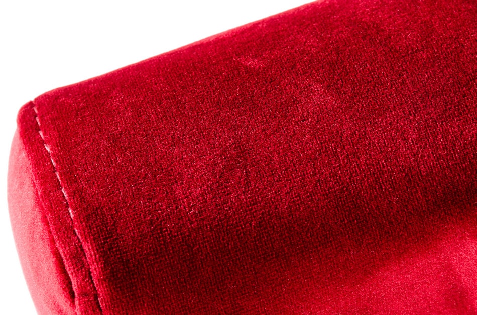 VIG Furniture Modrest Defoe Red Velvet Accent Chair