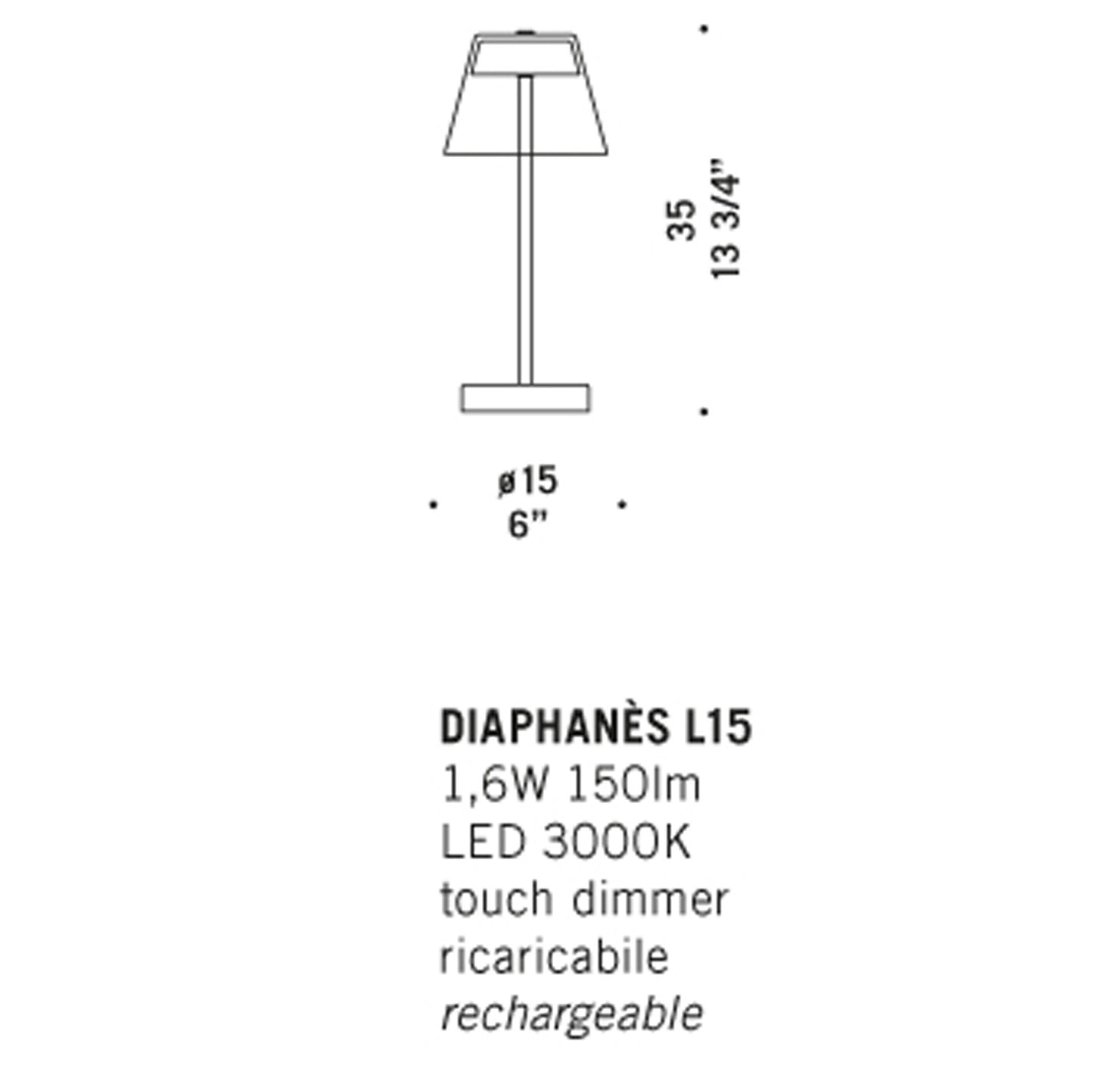 De Majo Diaphanes Table Lamp