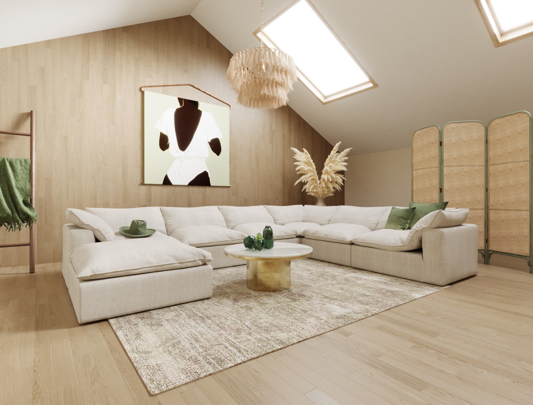 VIG Furniture Divani Casa Garman Light Grey Sectional Sofa