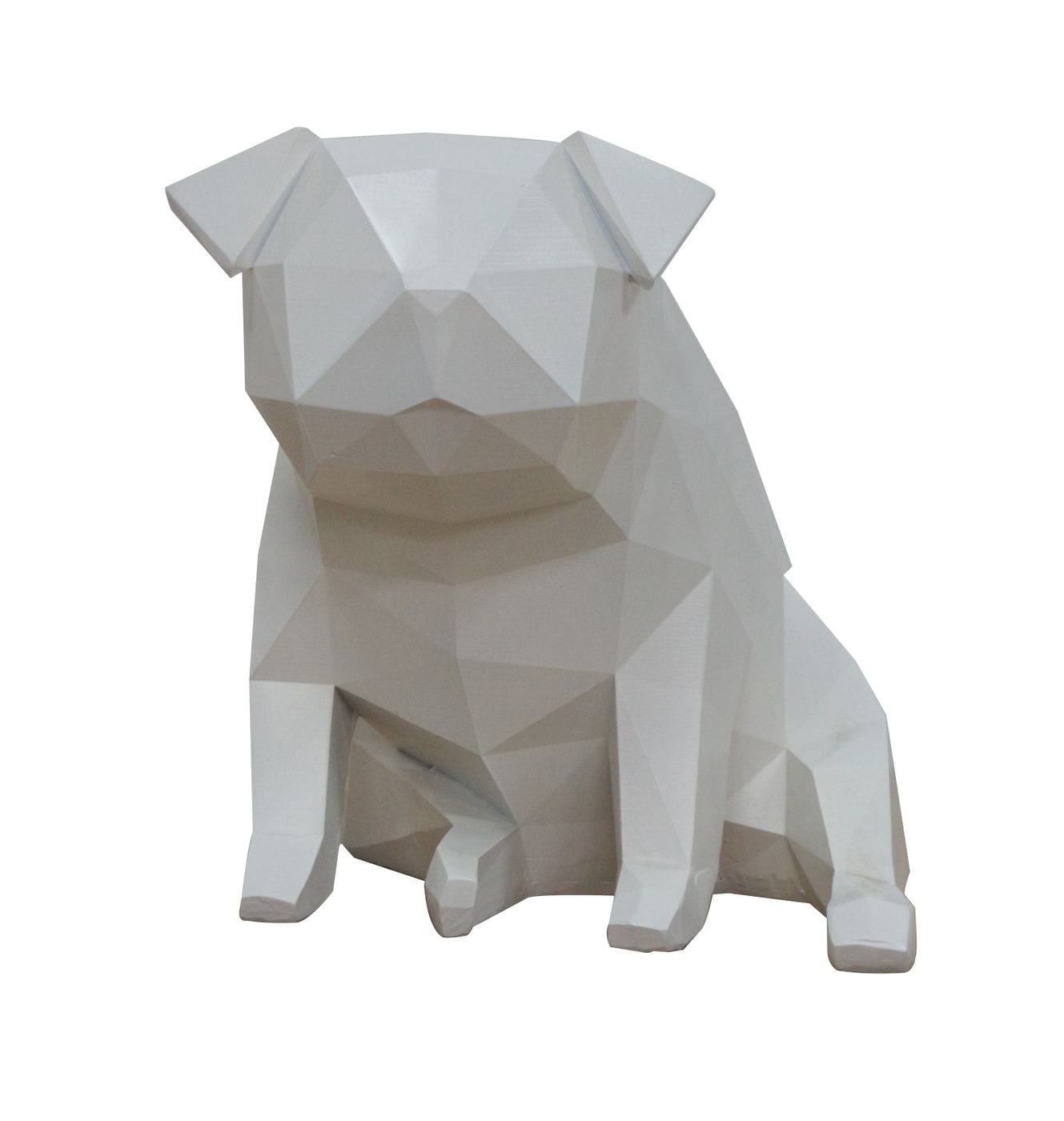 VIG Furniture Modrest Dog Geometric White Sculpture