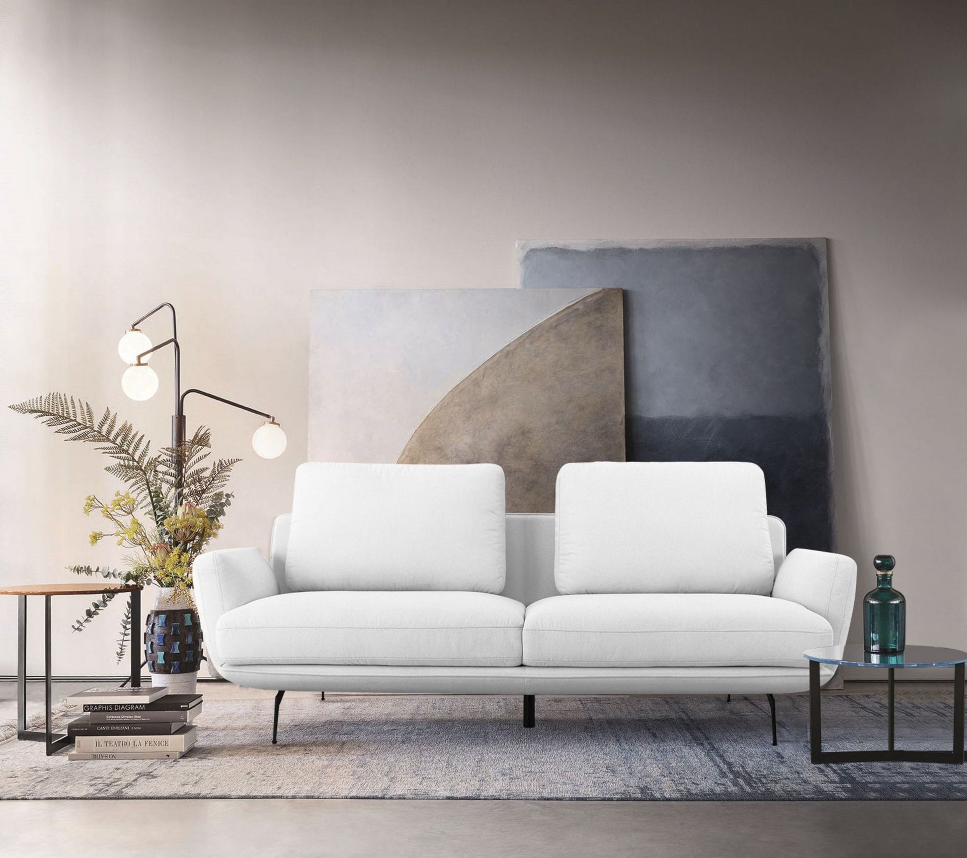 VIG Furniture Divani Casa Dolly Off White Fabric Sofa