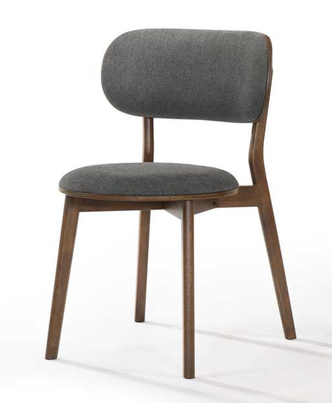VIG Furniture Modrest Donald Dark Grey Walnut Dining Chair Set of 2