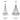 Drop Cluster 19-Light LED Pendant | Alma Light