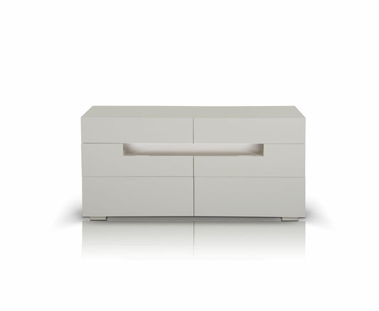 VIG Furniture Modrest Ceres LED White Lacquer Dresser