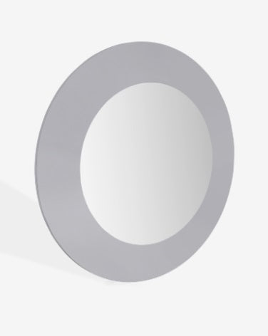 Emily Mirror High Gloss Grey Lacquer by Whiteline