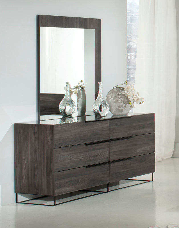 VIG Furniture Nova Domus Enzo Italian Grey Oak Mirror
