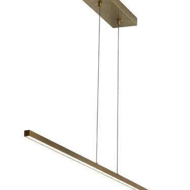 50" Essence Linear Suspension by Visual Comfort 700LSESN1 , Aged Brass/Satin Nickel Modern Lighting