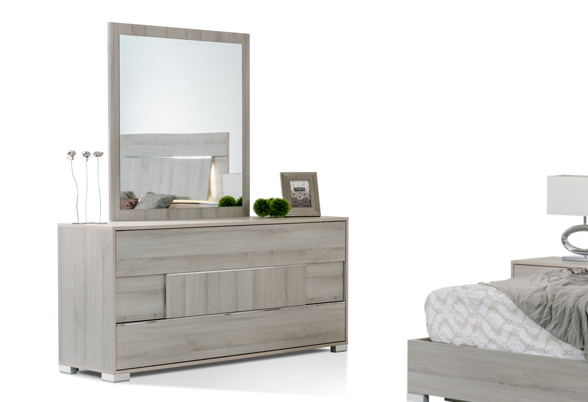 VIG Furniture Modrest Ethan Italian Grey Mirror