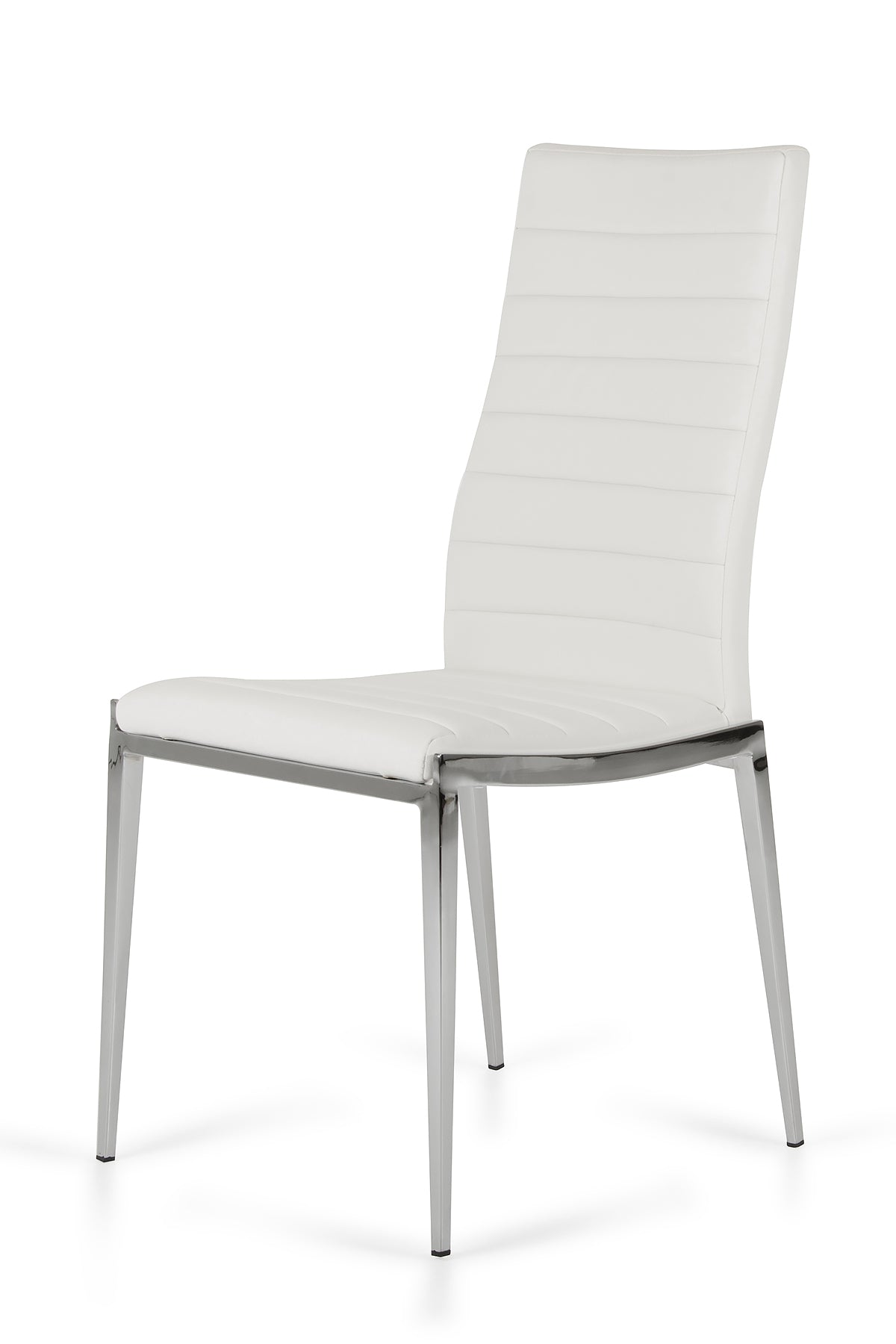 VIG Furniture Libby White Leatherette Dining Chair Set of 2