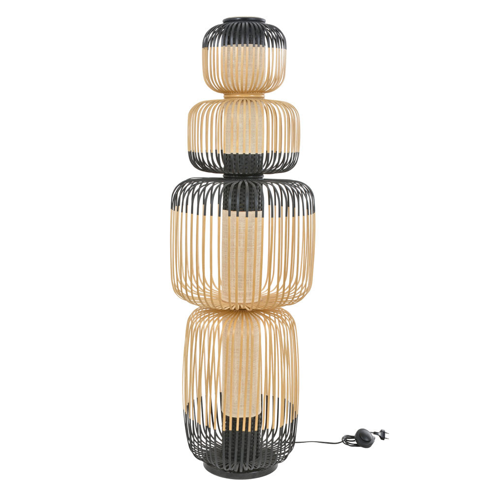 Bamboo 4-Light Floor Lamp by Forestier