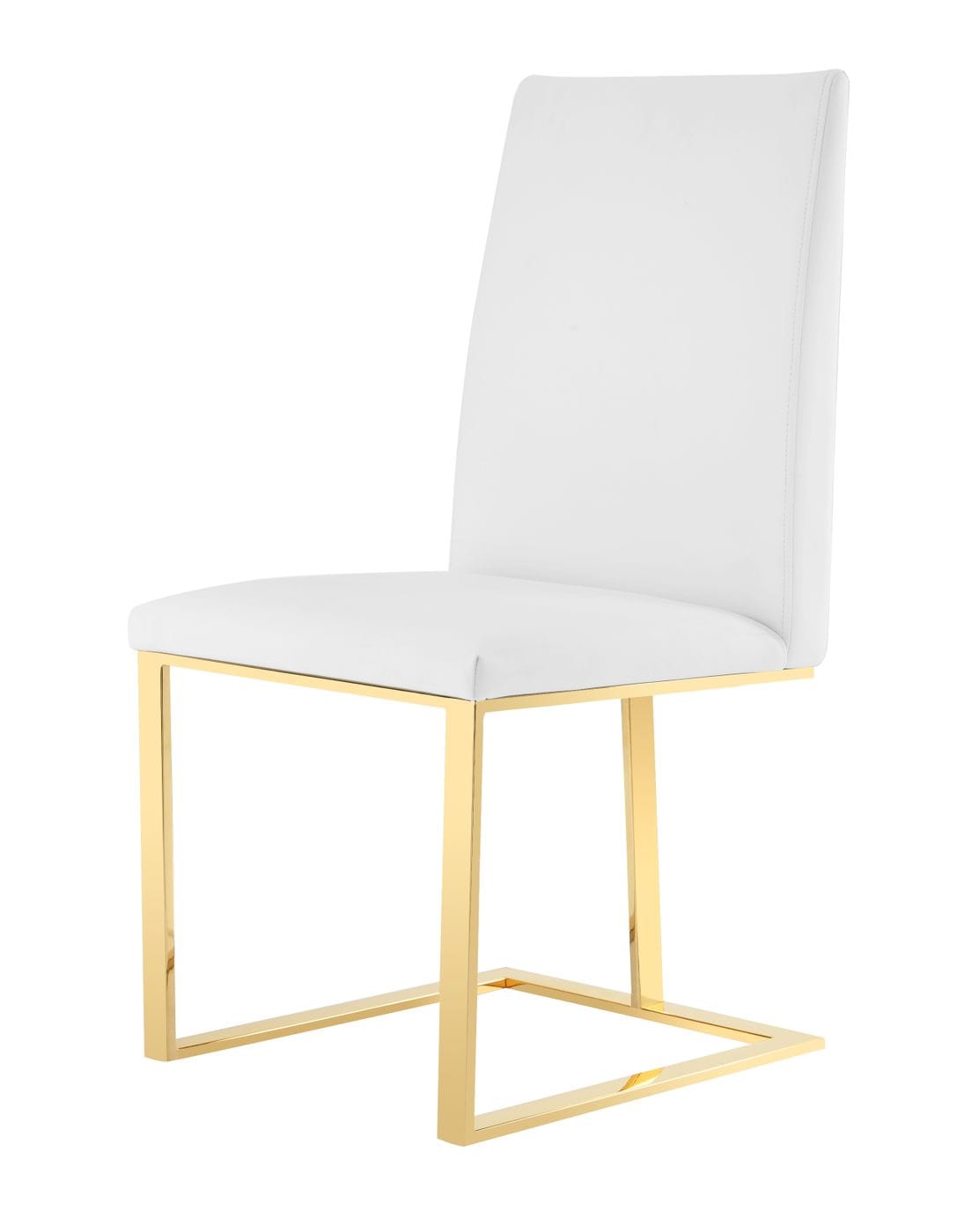 VIG Furniture Modrest Frankie White Gold Dining Chair