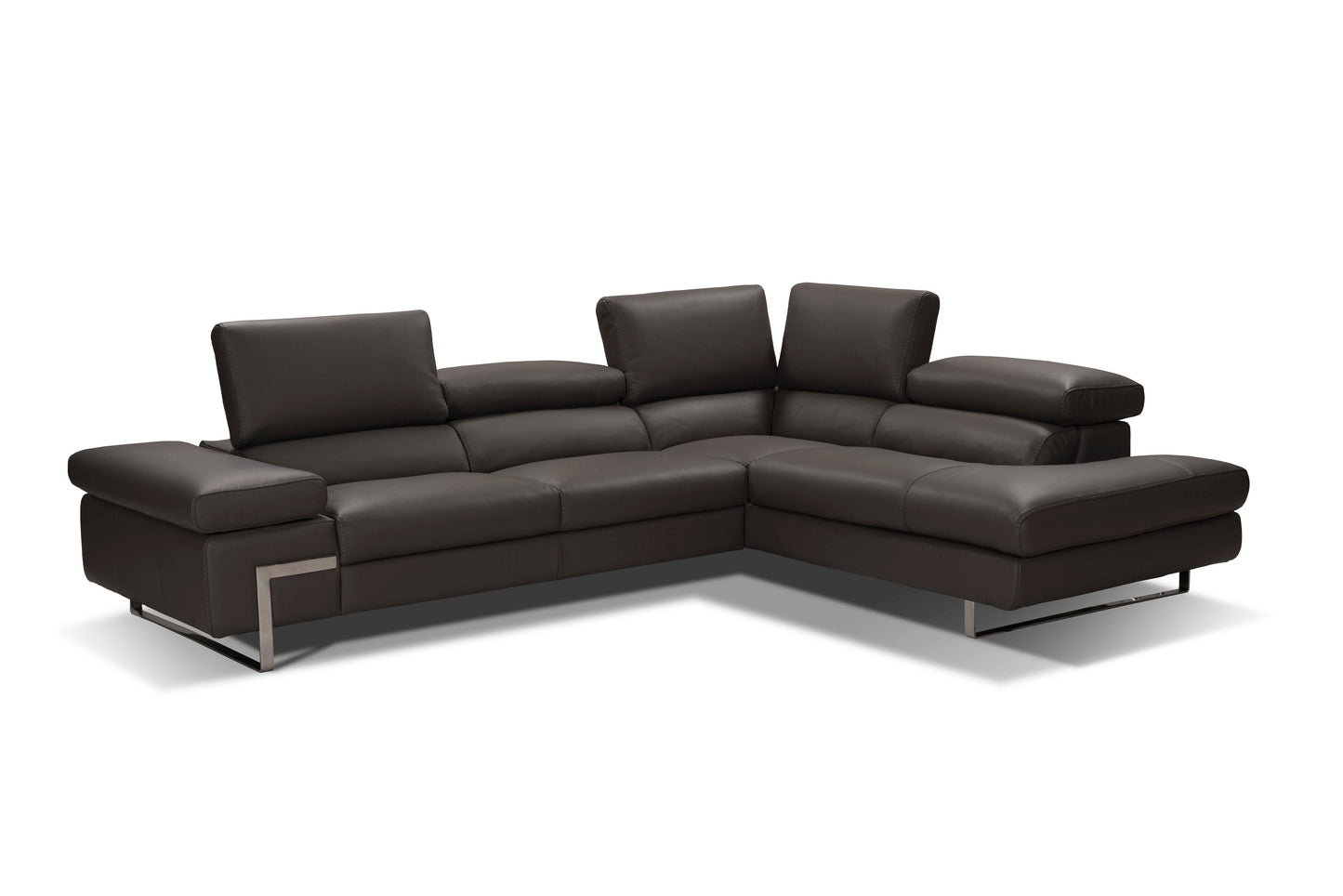 Atelier Italiana I716 Gray Sectional Sofa Right Facing Chaise by Incanto