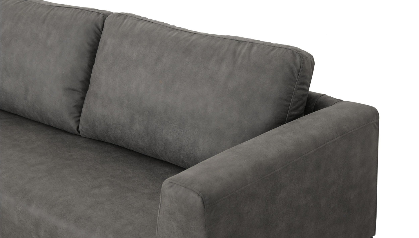 VIG Furniture Divani Casa Jada Dark Grey Fabric Sofa