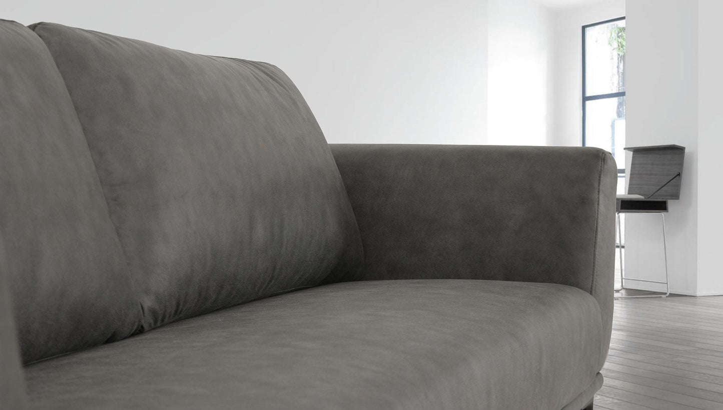 VIG Furniture Divani Casa Jada Dark Grey Fabric Sofa