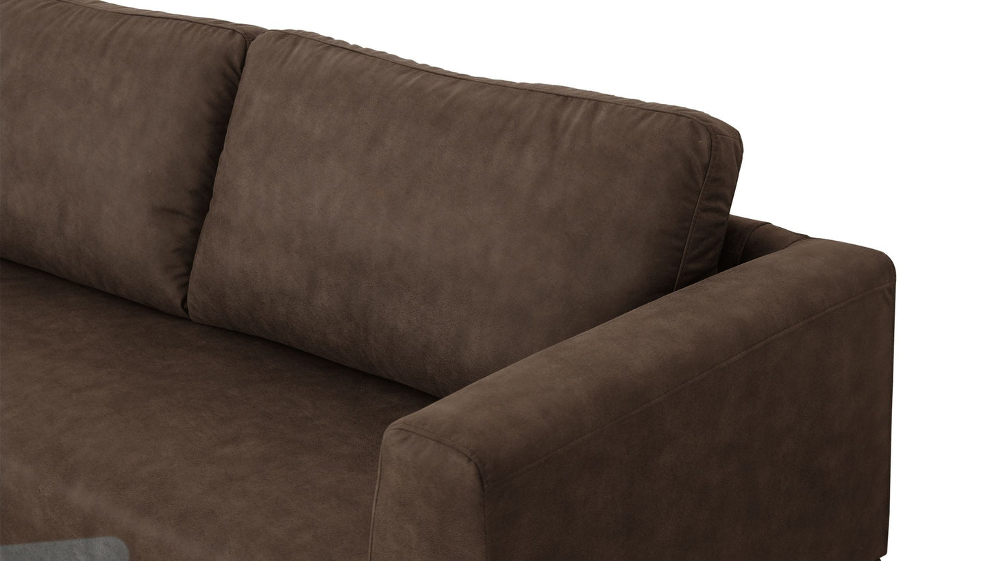 VIG Furniture Divani Casa Jada Brown Fabric Sofa
