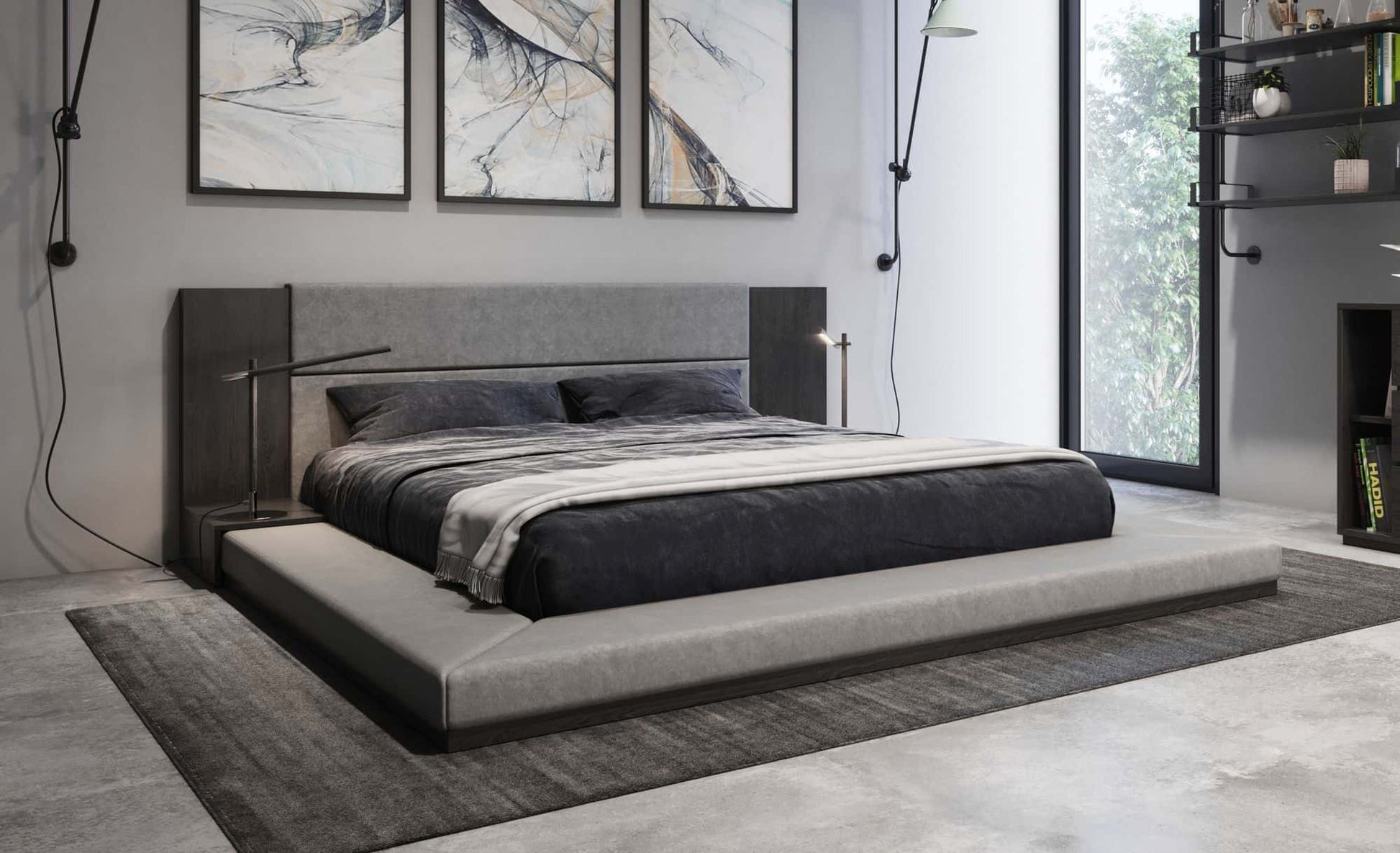 VIG Furniture Nova Domus Jagger Grey Bed