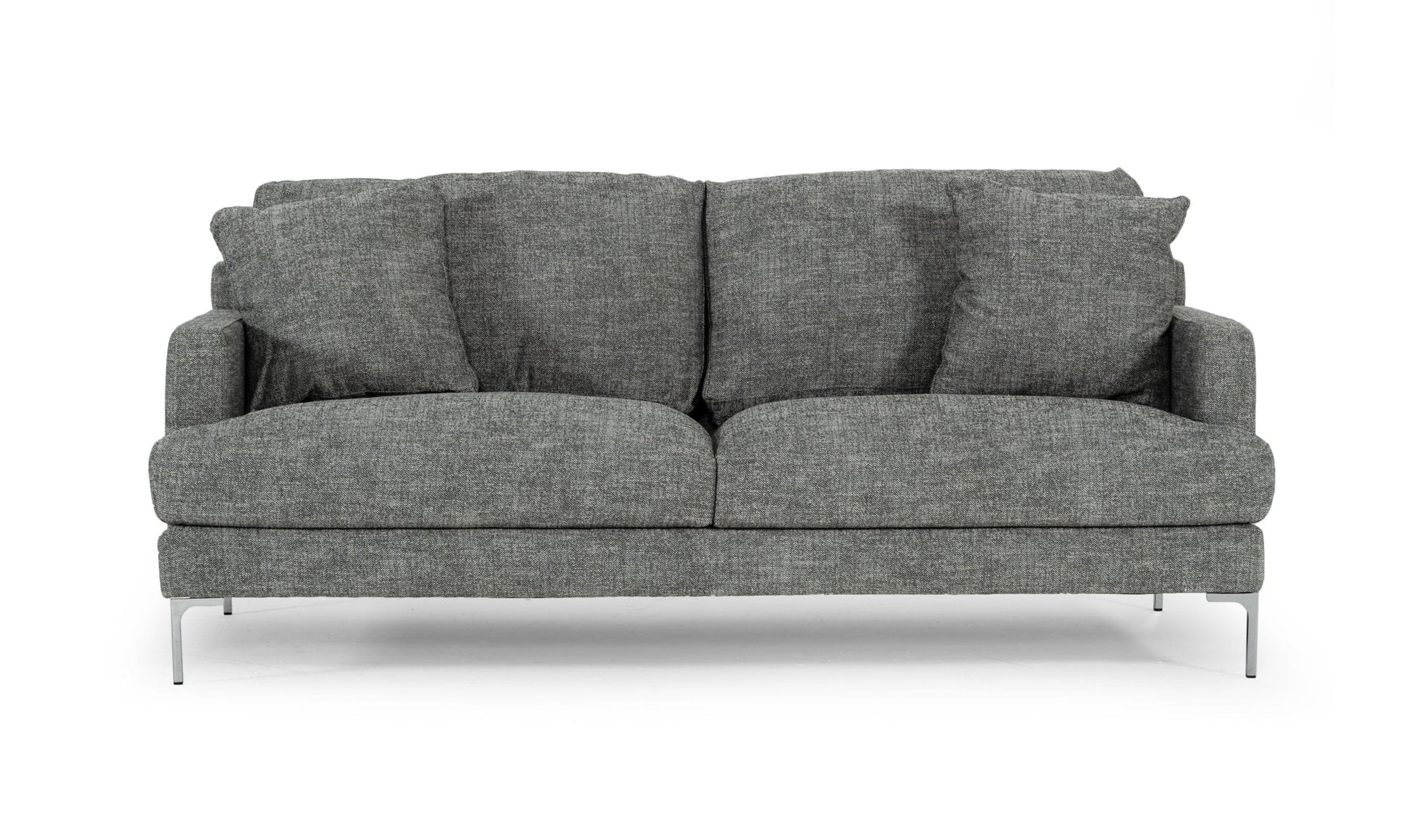 VIG Furniture Divani Casa Janina Dark Grey Fabric Sofa