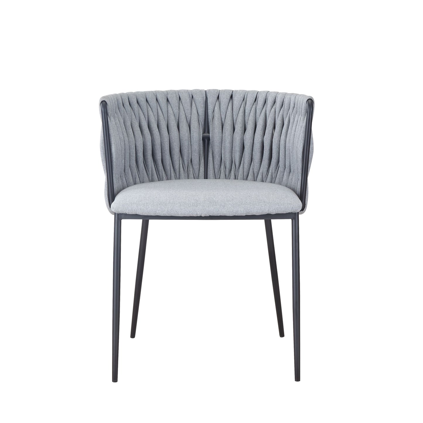 VIG Furniture Modrest Janis Light Grey Black Dining Chair