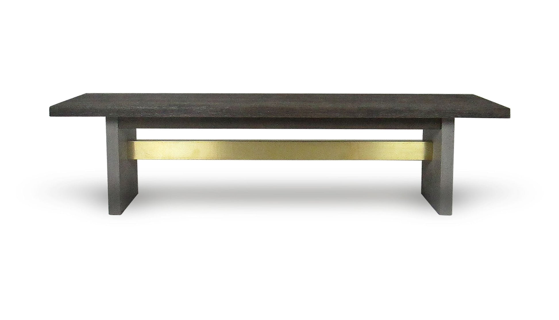 VIG Furniture Modrest June Dark Grey Concrete Walnut Dining Bench