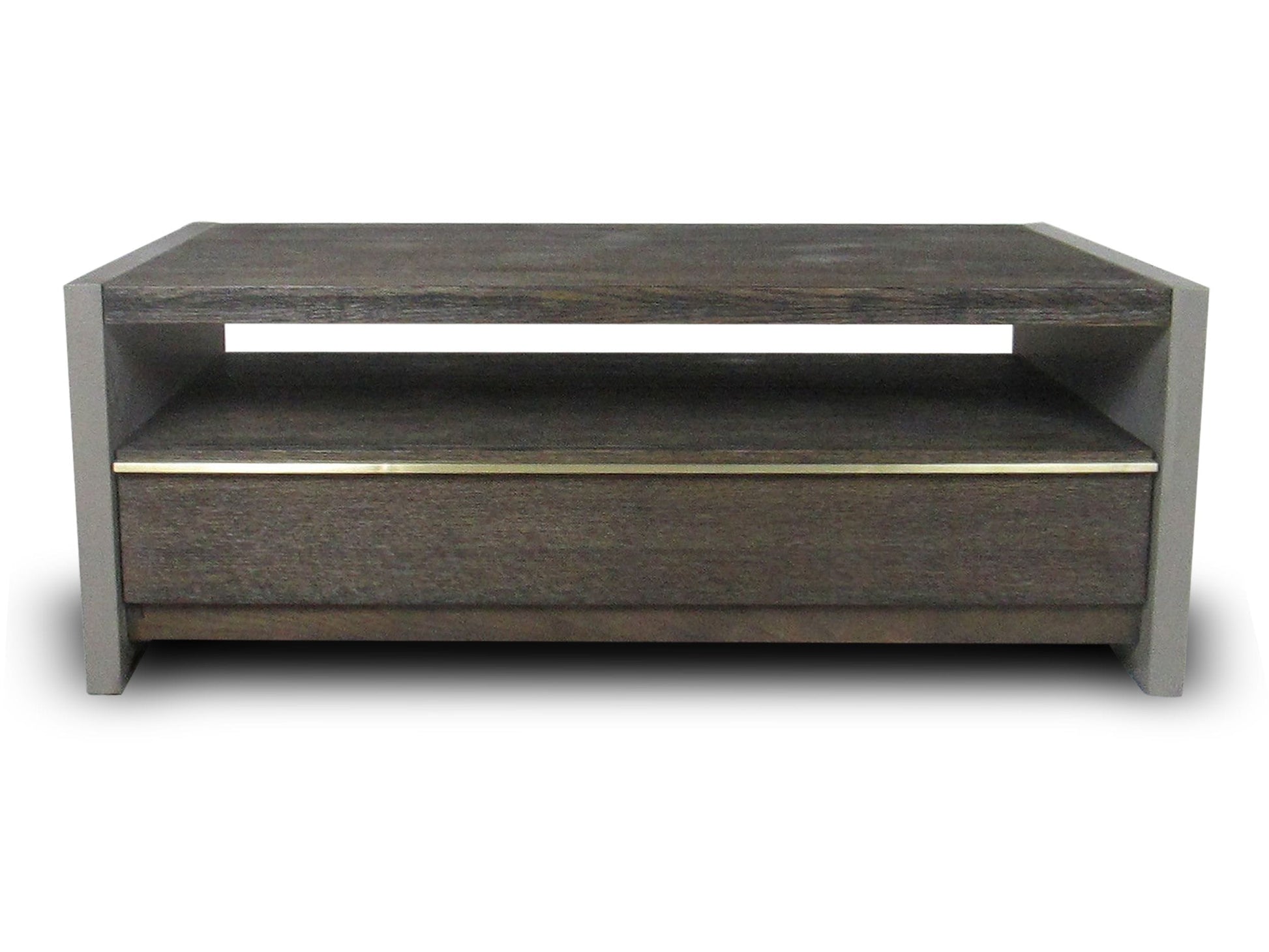 VIG Furniture Modrest June Dark Grey Concrete Walnut Coffee Table