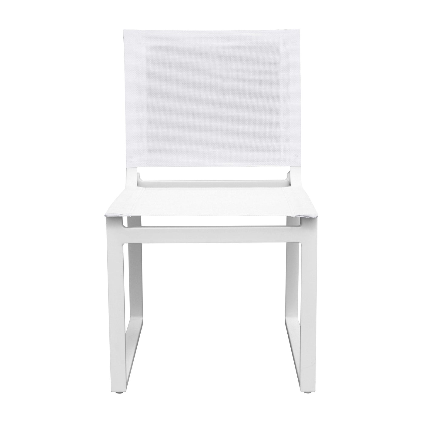 VIG Furniture Renava Kayak Outdoor White Dining Chair Set of 2