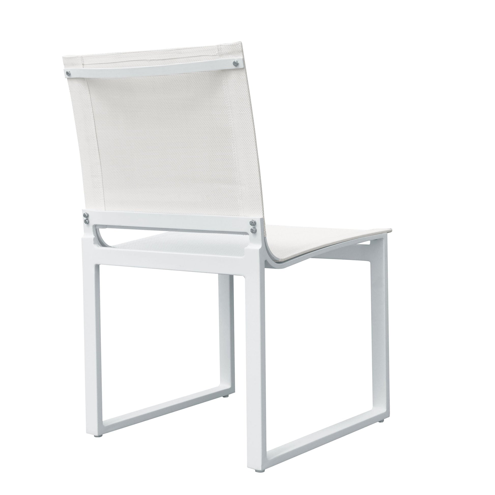 VIG Furniture Renava Kayak Outdoor White Dining Chair Set of 2