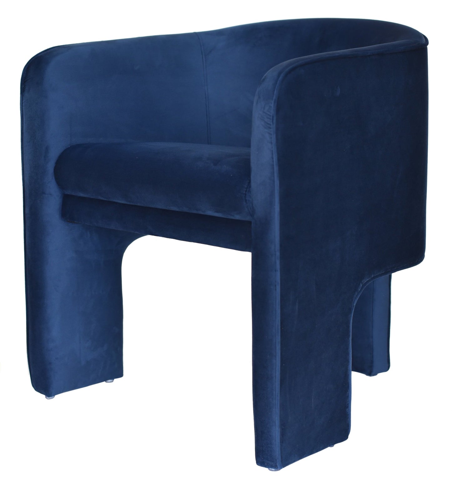VIG Furniture Modrest Kyle Blue Velvet Accent Chair