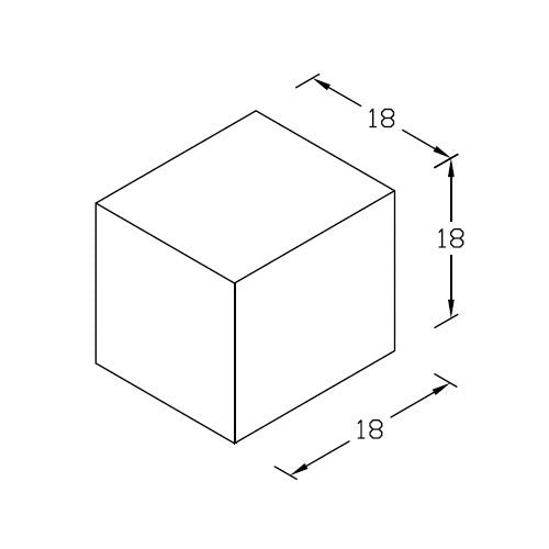 La-Fete Dot 2 Cube Ottoman Dimensions - LoftModern