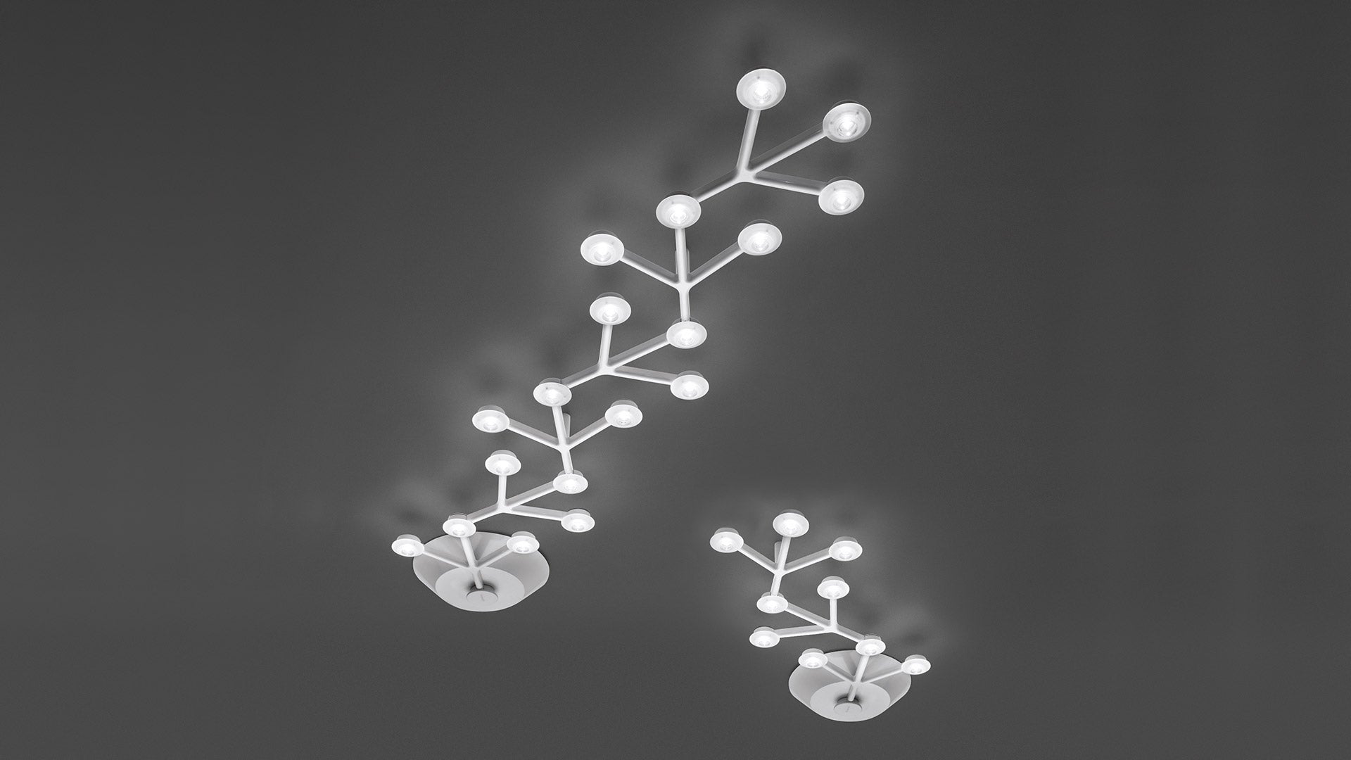 Artemide Led Net 125 Linear Ceiling Light