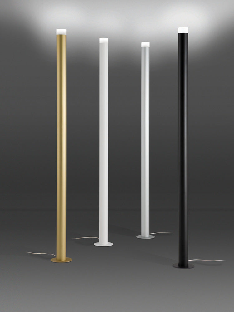 Alma Light Pole LED Floor Lamp | Gold, White, SIlver and Black