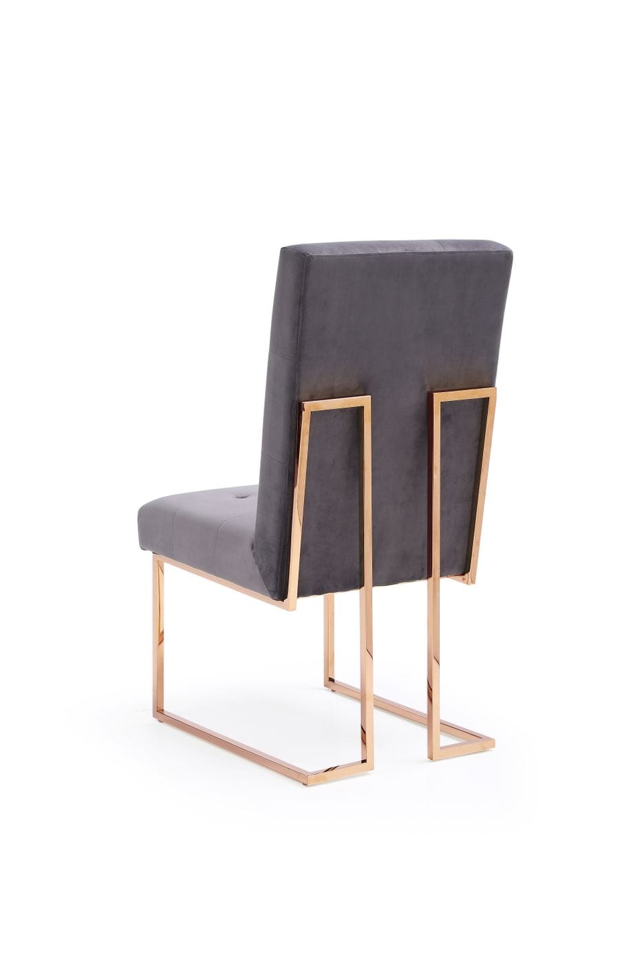 VIG Furniture Modrest Legend Grey Rosegold Dining Chair Set of 2