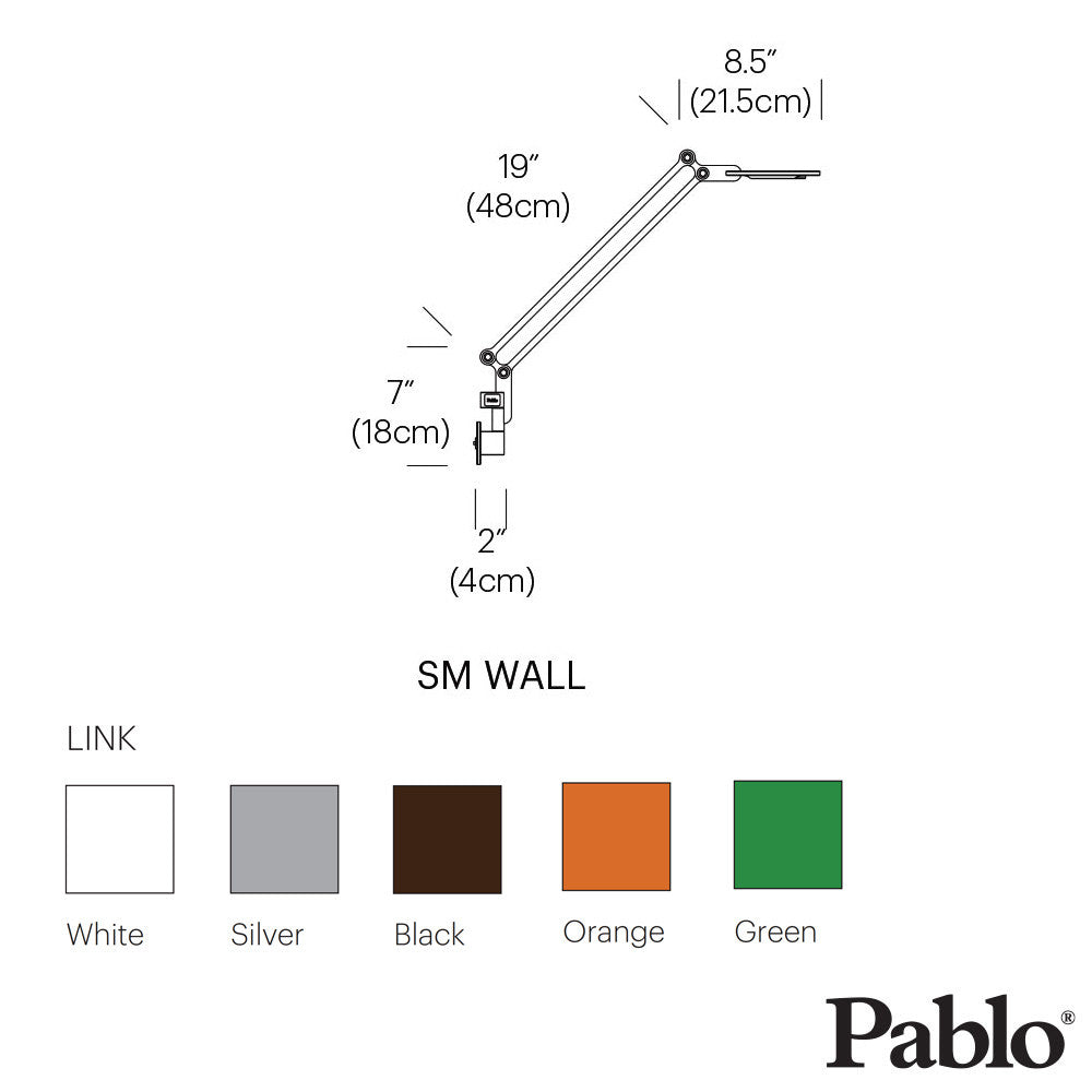 Pablo Designs Link Wall Mount Small - LoftModern