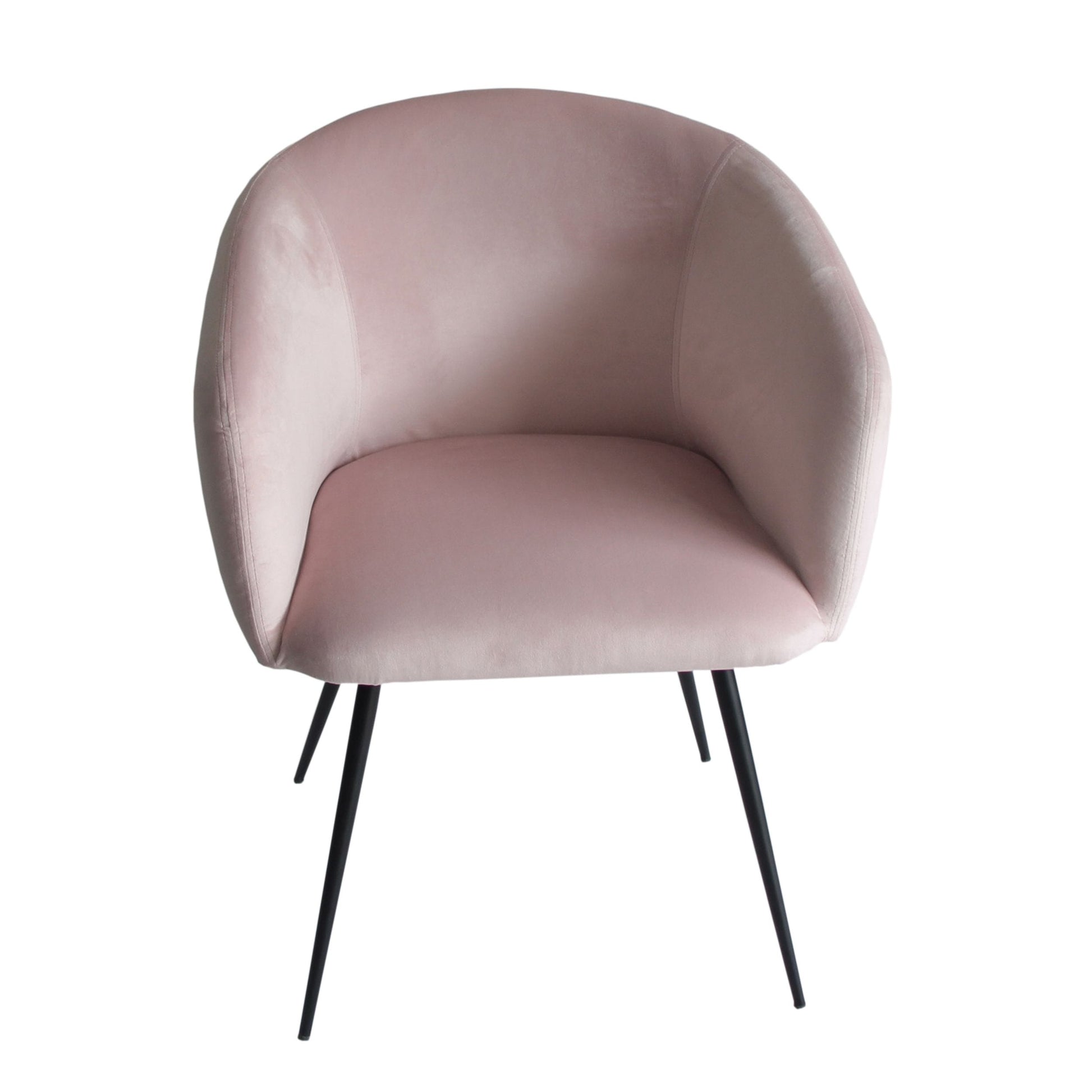 VIG Furniture Modrest Luzerne Pink Velvet Dining Chair