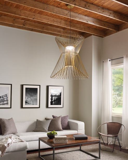 Syrma Grande LED Pendant Light | Visual Comfort Modern