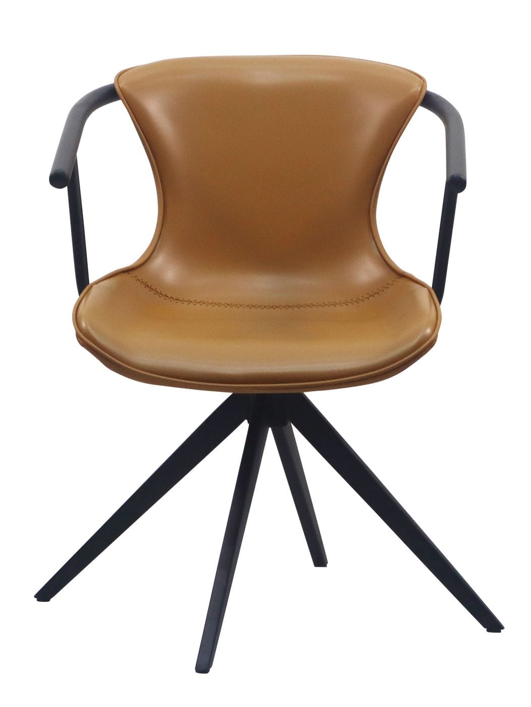 VIG Furniture Modrest Maureen Camel Black Dining Chair