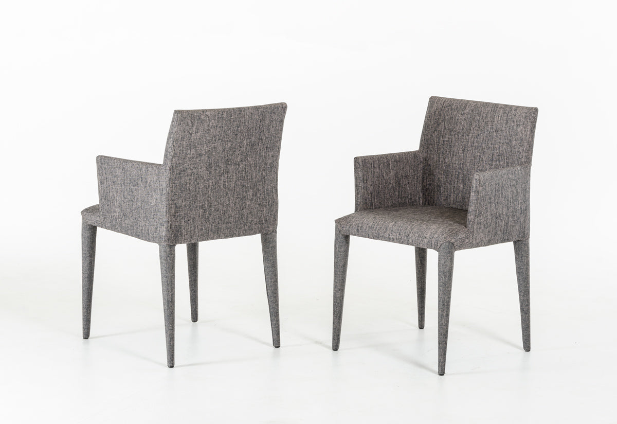 VIG Furniture Modrest Medford Grey Fabric Dining Chair