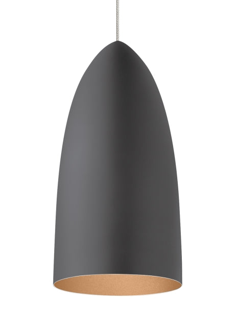 Tech Lighting Mini Signal Rubberized Gray/Copper Pendant