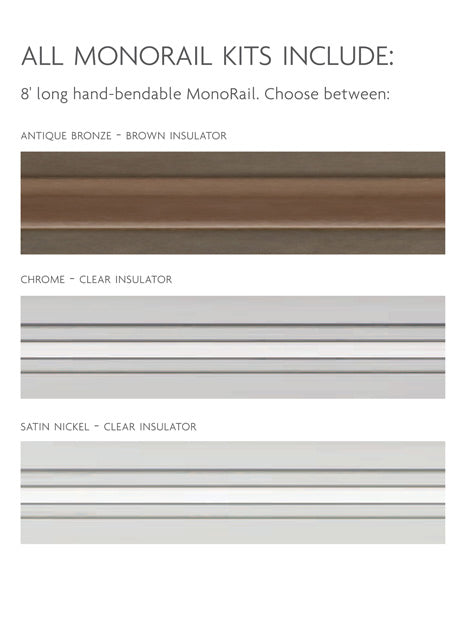 Tech Lighting MonoRail 150W Surface Kit