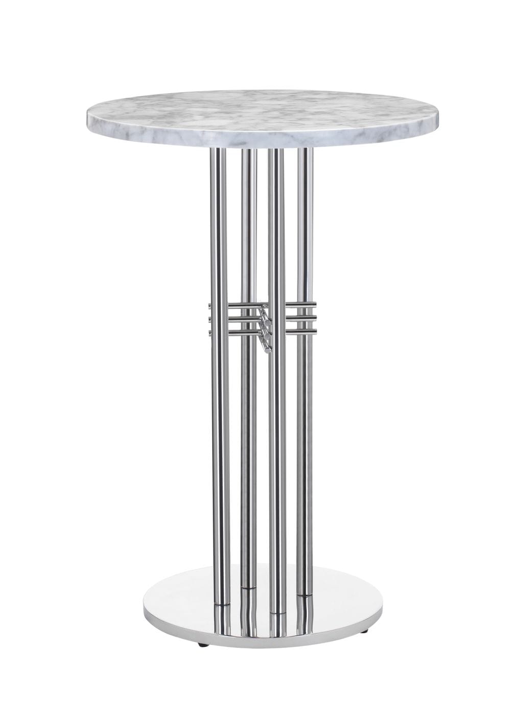 VIG Furniture Modrest Munith White Marble Bar Table