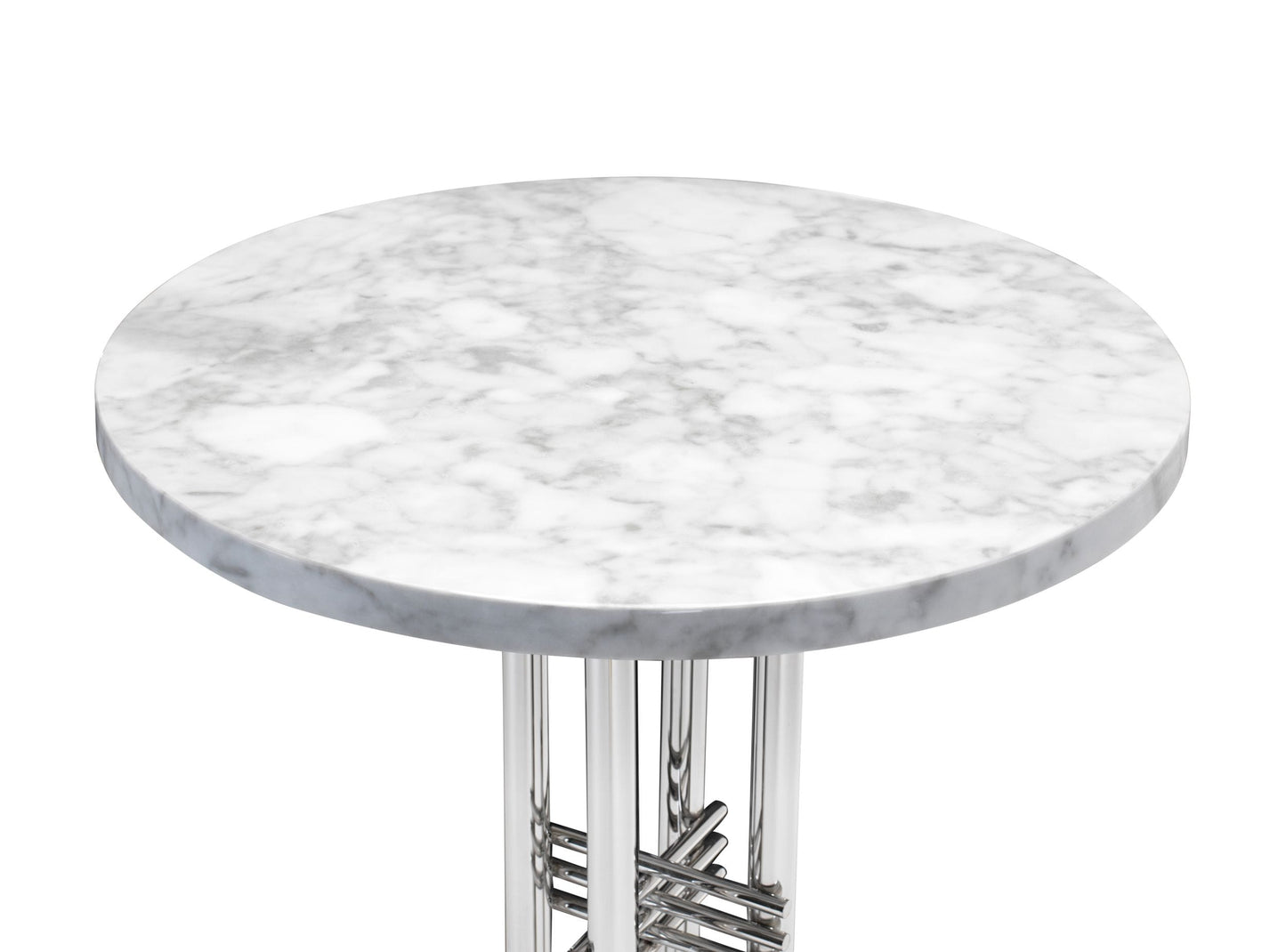 VIG Furniture Modrest Munith White Marble Bar Table