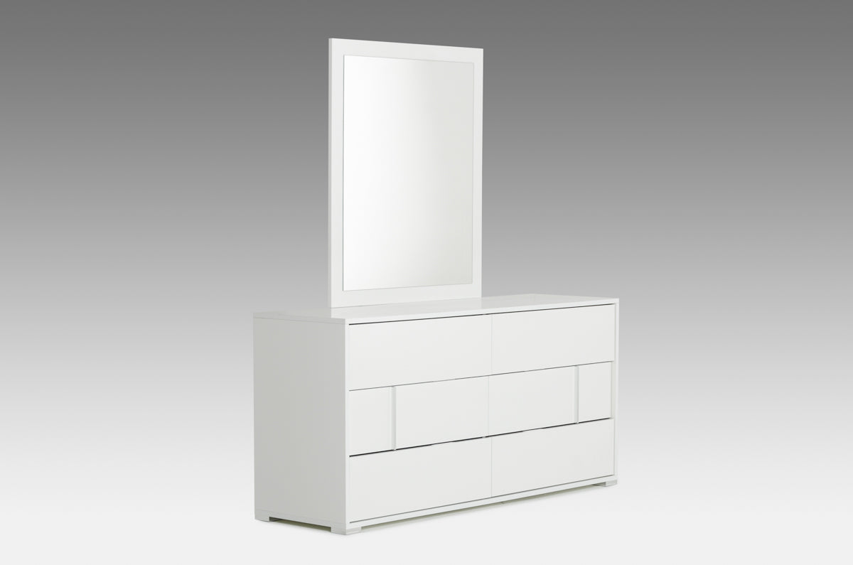 VIG Furniture Modrest Nicla Italian White Mirror