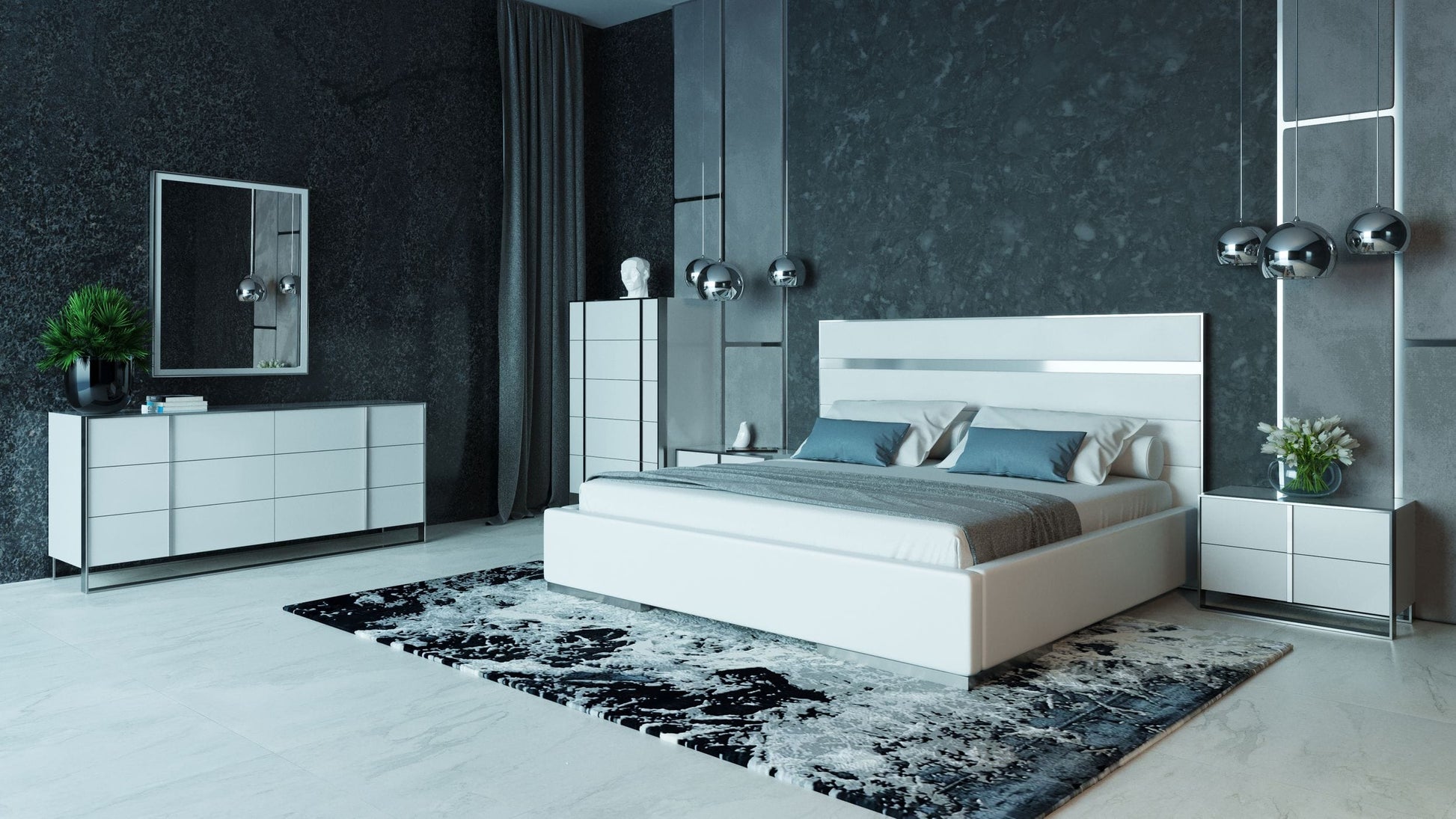 VIG Furniture Nova Domus Francois White Bedroom Set