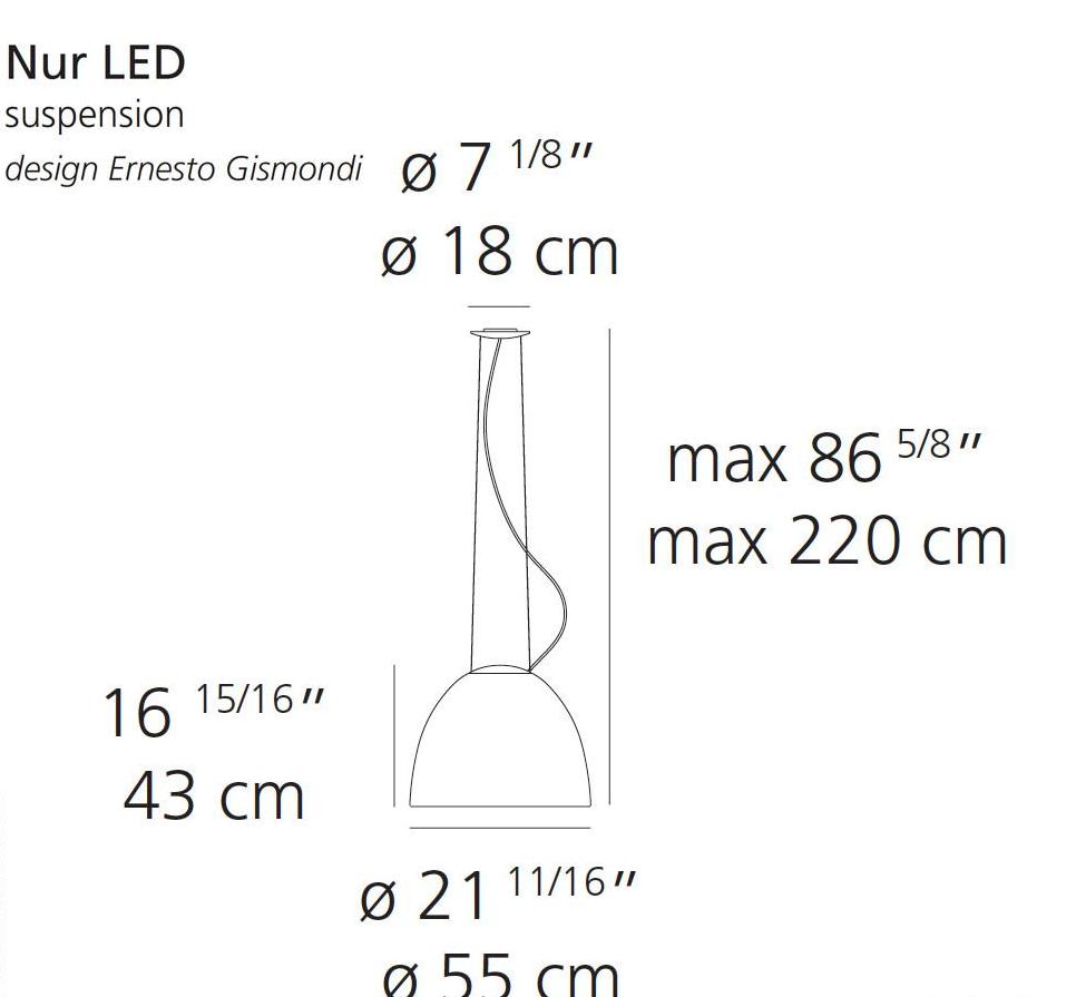 Artemide Nur Pendant Light